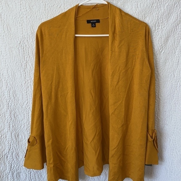 Alfani Tie-Sleeve Cardigan Sweater - Picture 4 of 11